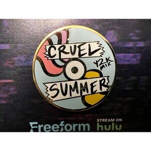 SDCC 2023 Hulu Booth CRUEL SUMMER Enamel Pin new in package/on card